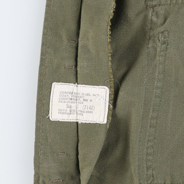 80'S Canadian Army Genuine MK2 Military Combat Jacket Men's L Size Vintage /eaa514954