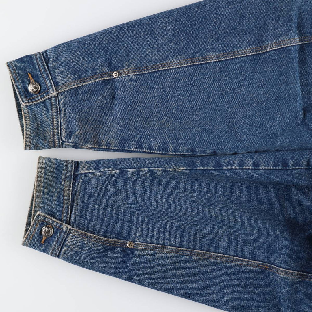 90'S GHBass padded denim jacket, men's size XL, vintage cotton blue type Vintage Second Hand