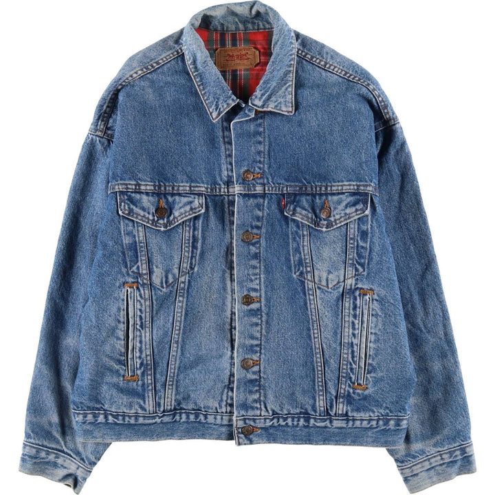 80s~90'S Levi's 70417-6985 denim jacket, denim jacket, made in USA, men's size L, vintage /eaa514962