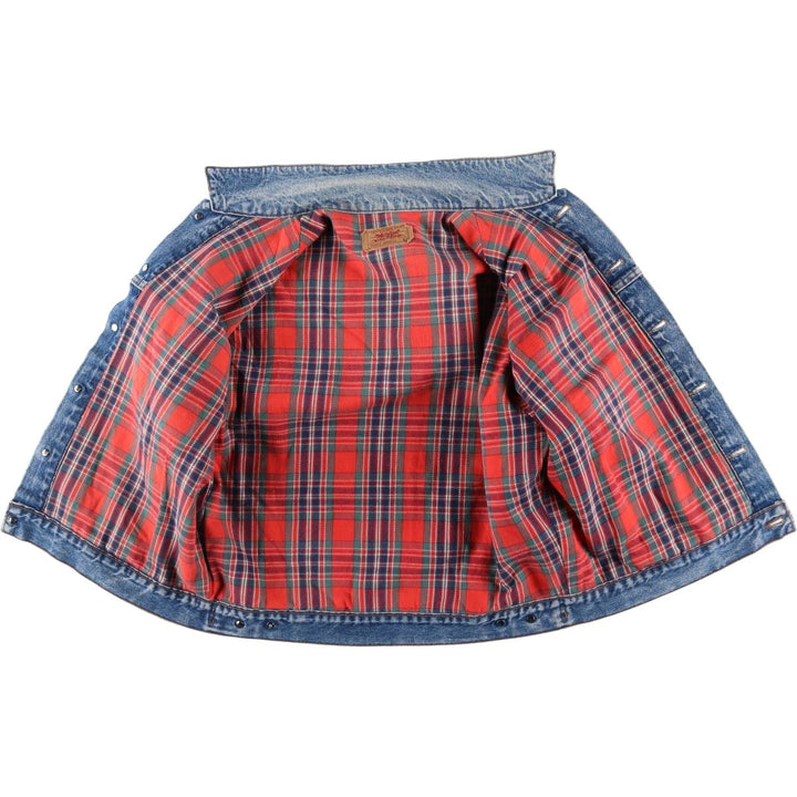 80s~90'S Levi's 70417-6985 denim jacket, denim jacket, made in USA, men's size L, vintage /eaa514962