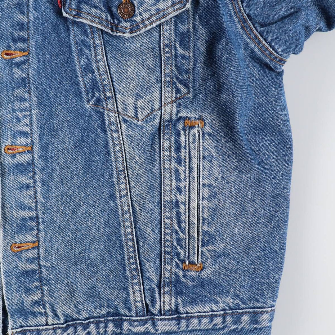 80s~90'S Levi's 70417-6985 denim jacket, denim jacket, made in USA, men's size L, vintage /eaa514962