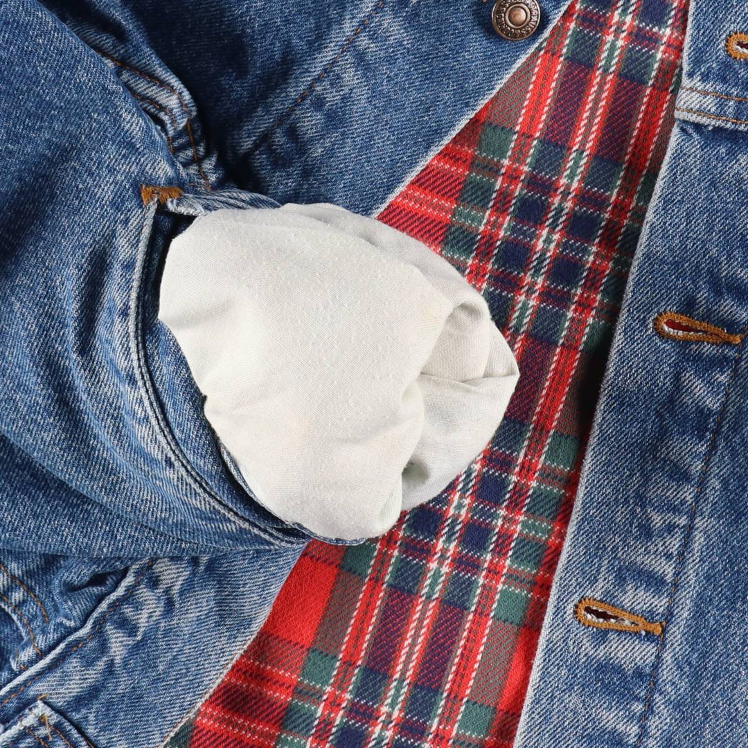 80s~90'S Levi's 70417-6985 denim jacket, denim jacket, made in USA, men's size L, vintage /eaa514962