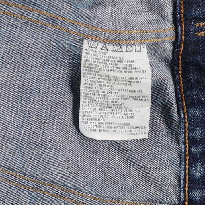 90'S Levi's 70500-04 Euro Model Denim Jacket, Made in Italy, Men's L Size, Vintage /eaa514988