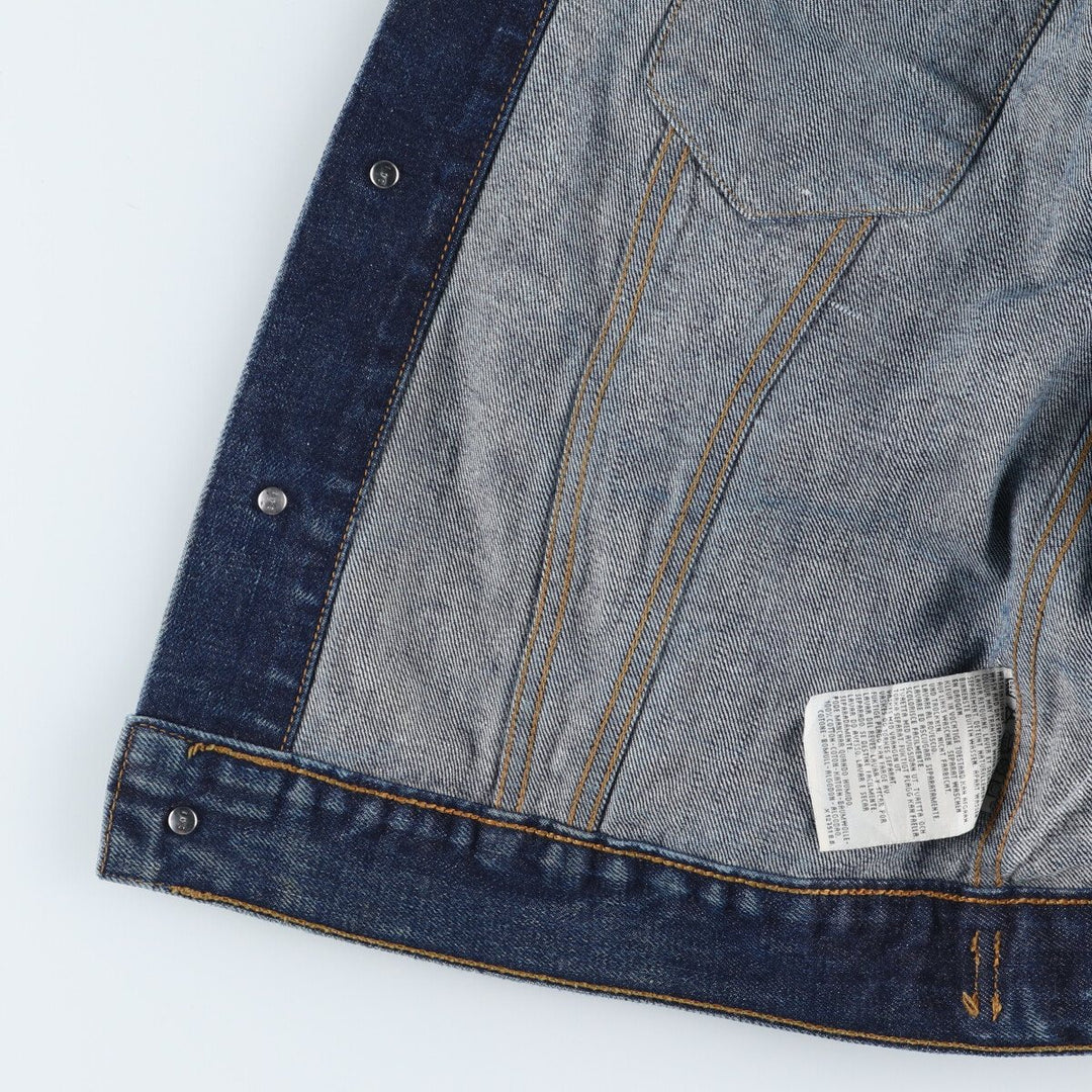 90'S Levi's 70500-04 Euro Model Denim Jacket, Made in Italy, Men's L Size, Vintage /eaa514988