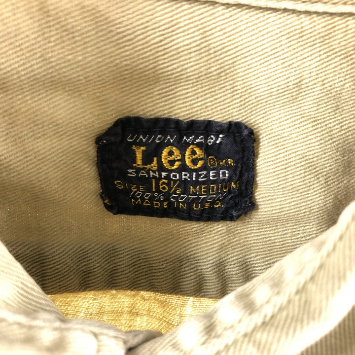 Lee Long Sleeve Work Shirt Made in USA Men's L Size /eaa515132