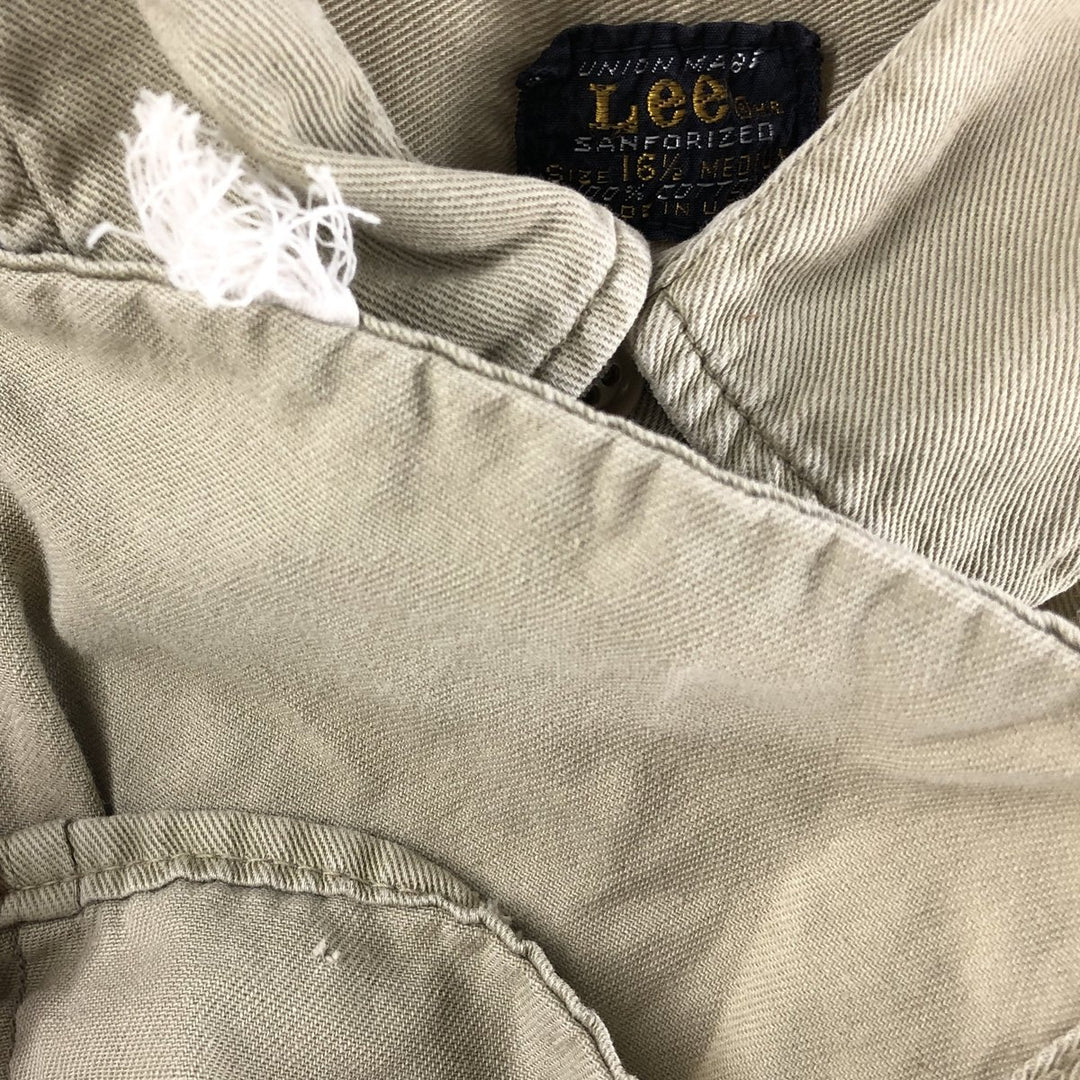Lee Long Sleeve Work Shirt Made in USA Men's L Size /eaa515132