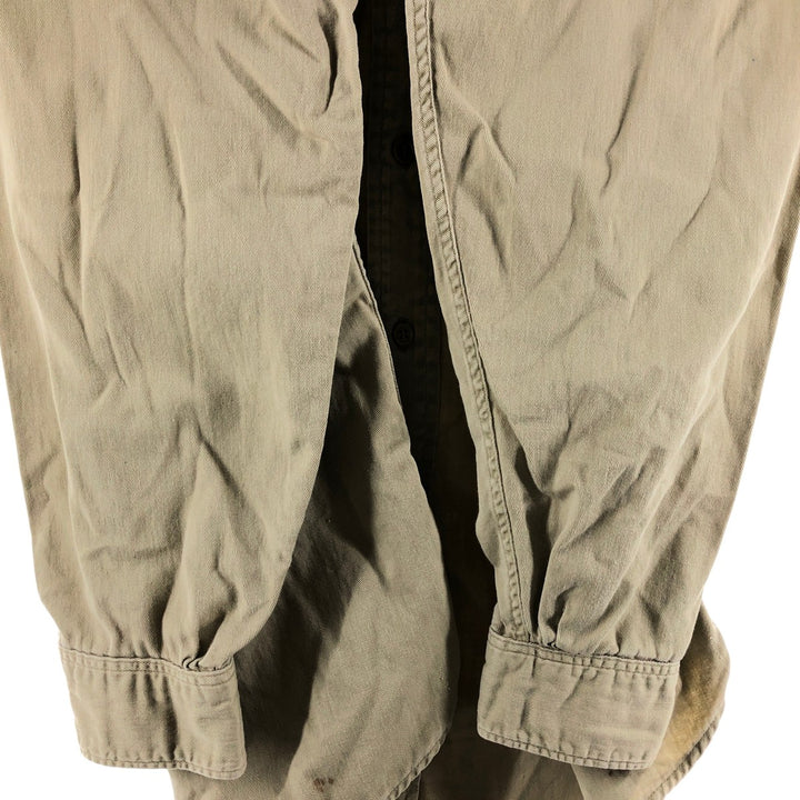 Lee Long Sleeve Work Shirt Made in USA Men's L Size /eaa515132