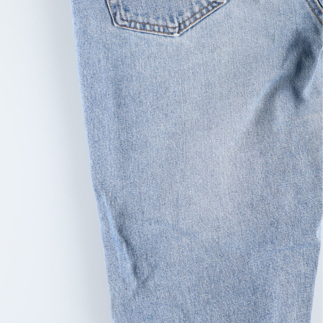 90'S Levi's 550 Relaxed Fit Tapered Leg Denim Pants, Made in the USA, Men's, Size 35, Vintage cotton Blue type light blue Vintage Second Hand