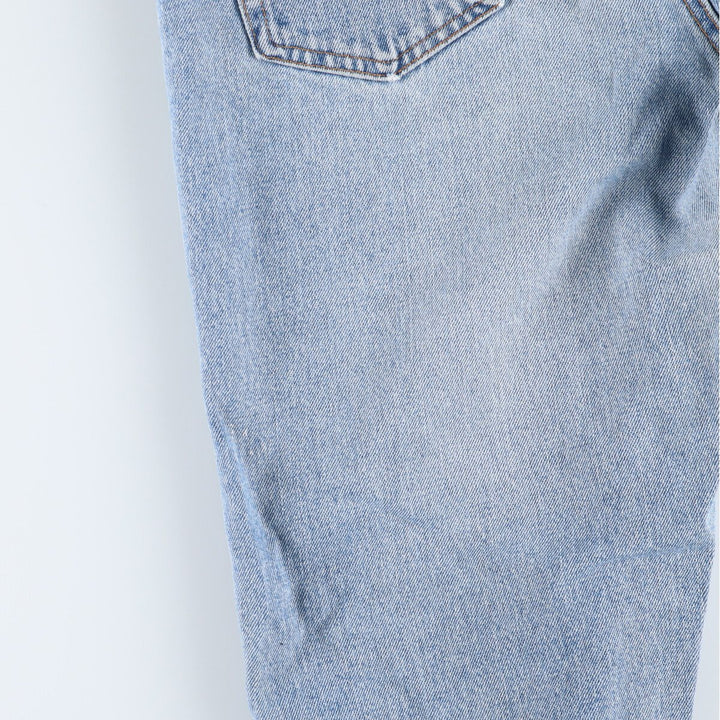 90'S Levi's 550 Relaxed Fit Tapered Leg Denim Pants, Made in the USA, Men's, Size 35, Vintage cotton Blue type light blue Vintage Second Hand
