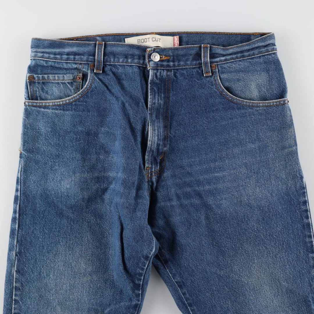 Levi's 517 Boot Cut Denim Pants, Men's, Size 36 cotton blue type Vintage Second Hand