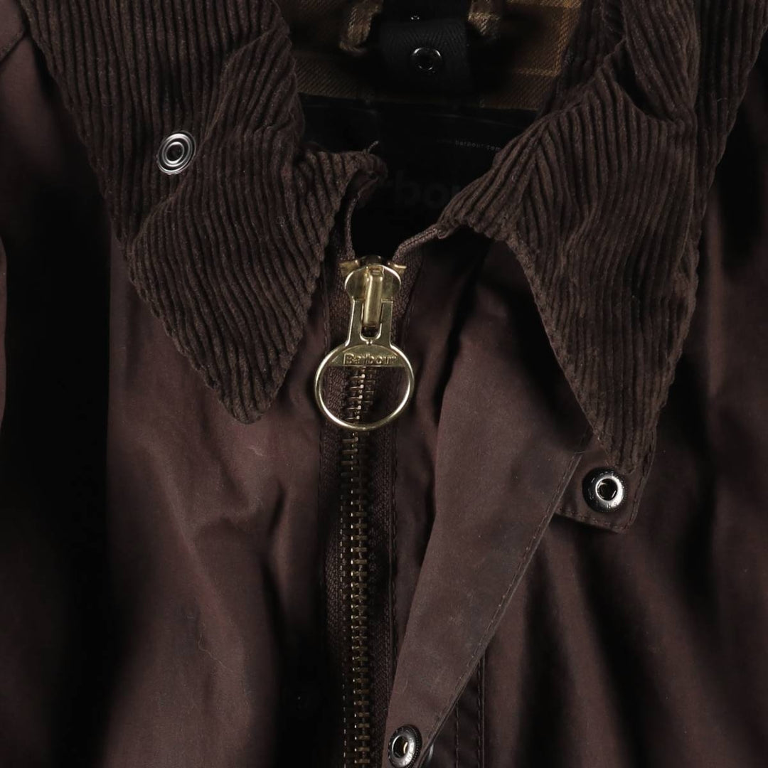 00s~ Barbour BEDALE 3 Warrant Waxed Cotton Oiled Jacket Made in England C46 Men's XL equivalent /eaa515201