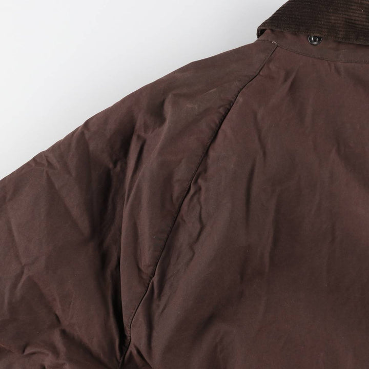 00s~ Barbour BEDALE 3 Warrant Waxed Cotton Oiled Jacket Made in England C46 Men's XL equivalent /eaa515201