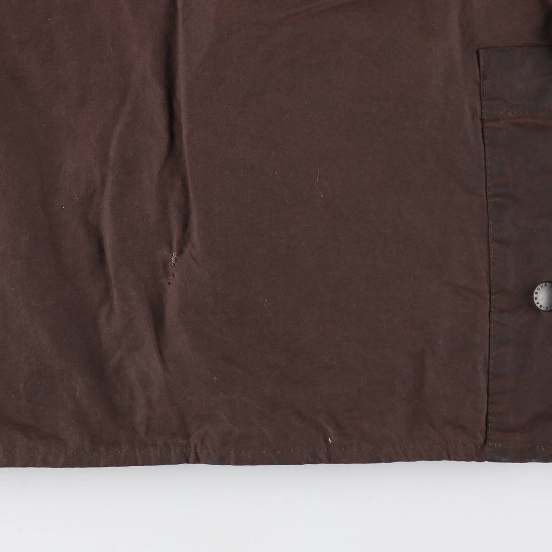 00s~ Barbour BEDALE 3 Warrant Waxed Cotton Oiled Jacket Made in England C46 Men's XL equivalent /eaa515201