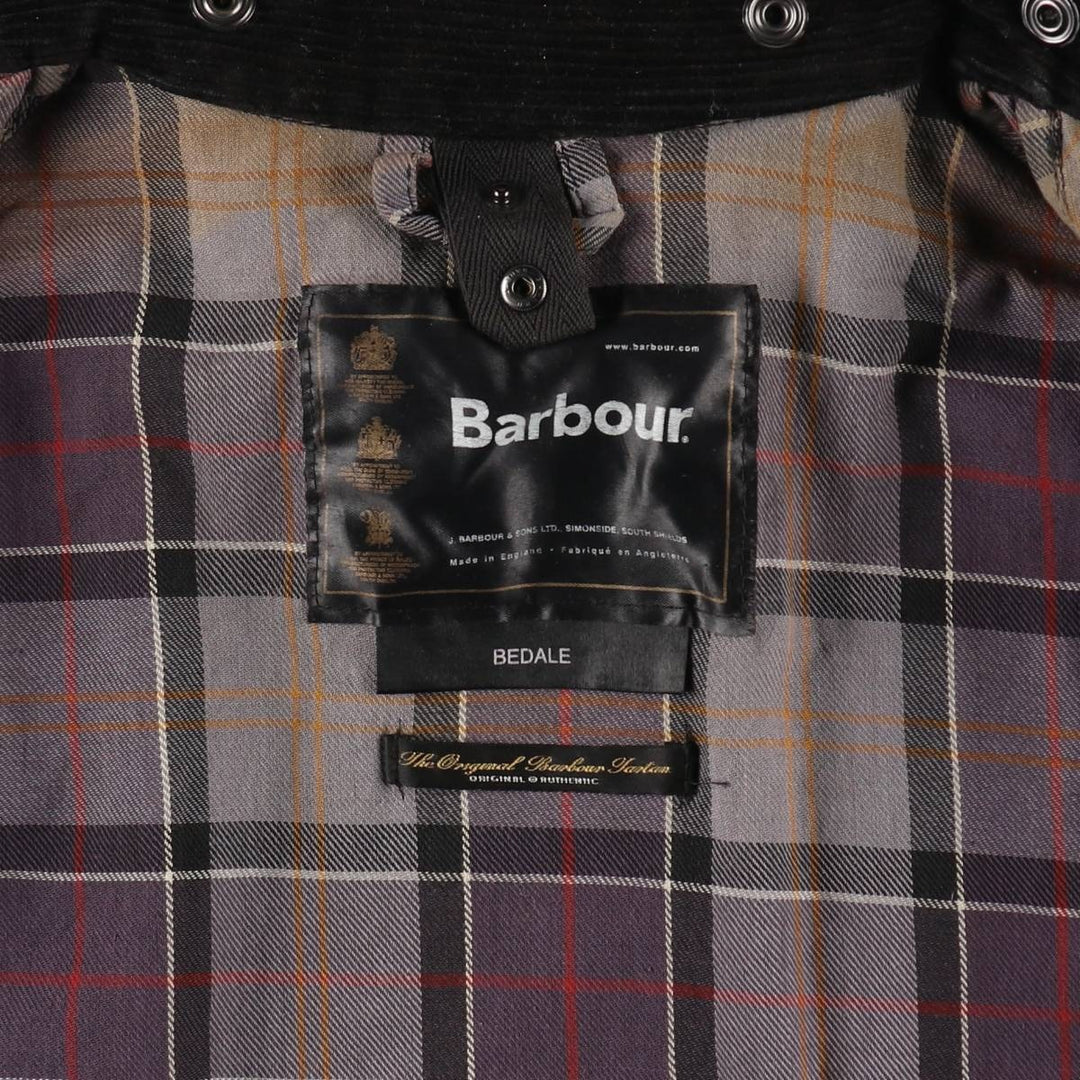 00s~ Barbour BEDALE 3 Warrant Waxed Cotton Oiled Jacket Made in England C50 Men's XXL /eaa515203