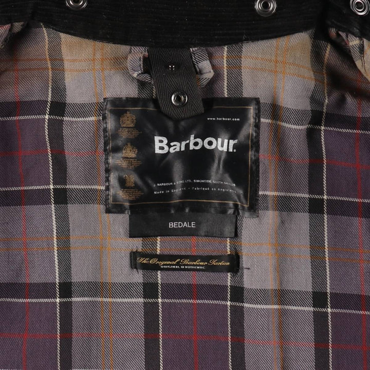 00s~ Barbour BEDALE 3 Warrant Waxed Cotton Oiled Jacket Made in England C50 Men's XXL /eaa515203
