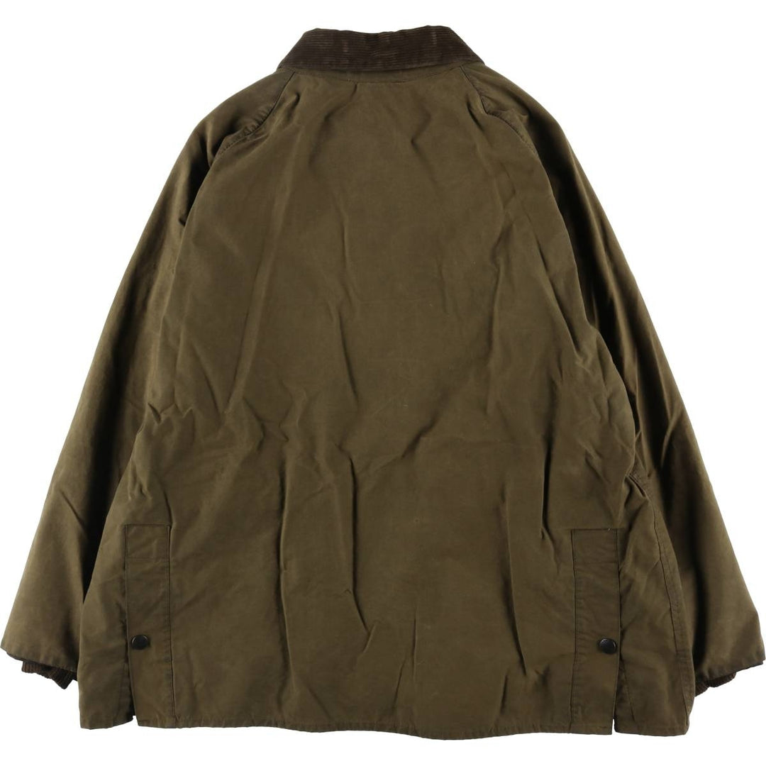 00s~ Barbour Classic Bedale 3 Warrant Waxed Cotton Oiled Jacket Made in England C46 Men's S equivalent /eaa515208