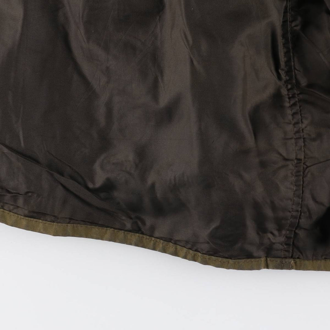 00s~ Barbour Classic Bedale 3 Warrant Waxed Cotton Oiled Jacket Made in England C46 Men's S equivalent /eaa515208