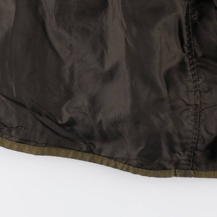 00s~ Barbour Classic Bedale 3 Warrant Waxed Cotton Oiled Jacket Made in England C46 Men's S equivalent /eaa515208