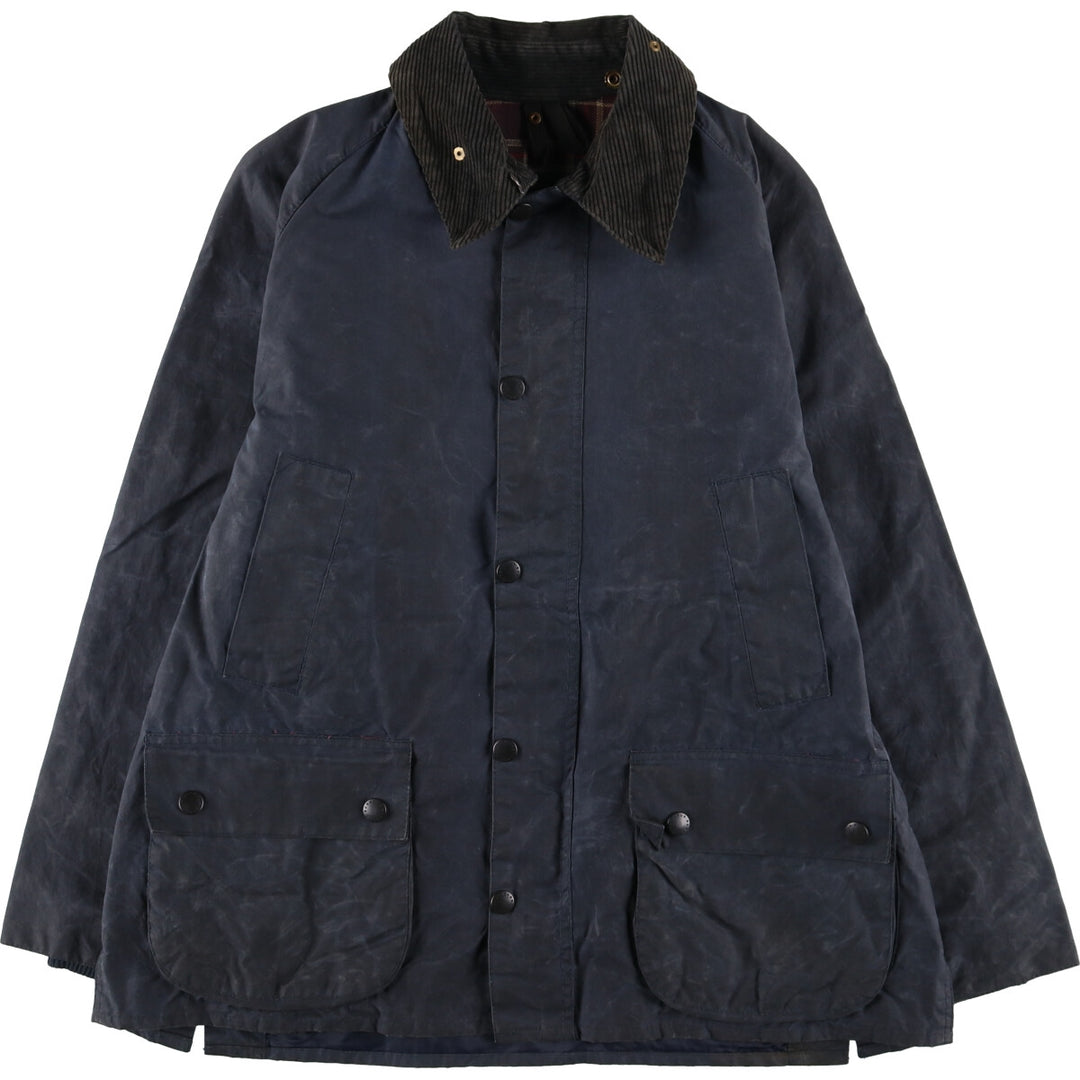 90'S Barbour Old 3 Warrant BEDALE Waxed Cotton Oiled Jacket Made in England C40 Men's M Size Vintage/eaa515211
