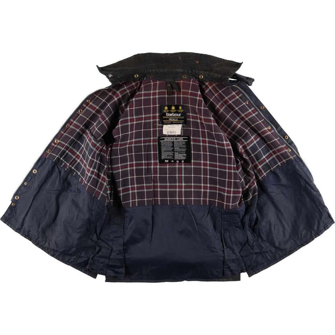 90'S Barbour Old 3 Warrant BEDALE Waxed Cotton Oiled Jacket Made in England C40 Men's M Size Vintage/eaa515211