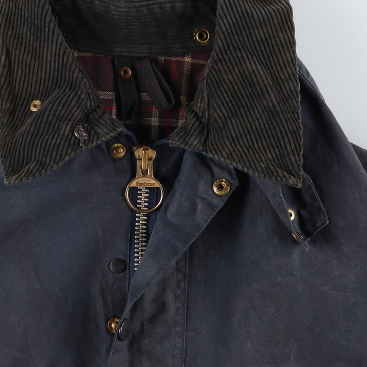90'S Barbour Old 3 Warrant BEDALE Waxed Cotton Oiled Jacket Made in England C40 Men's M Size Vintage/eaa515211