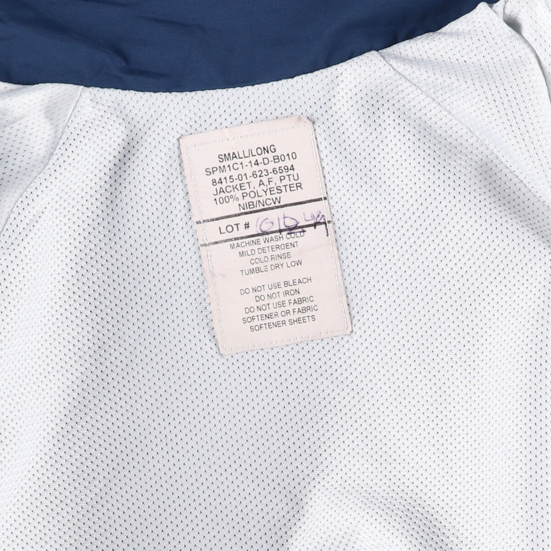 Genuine US military USAIR FORCE PTU training jacket windbreaker made in USA SMALL/LONG equivalent to men's S /eaa515232