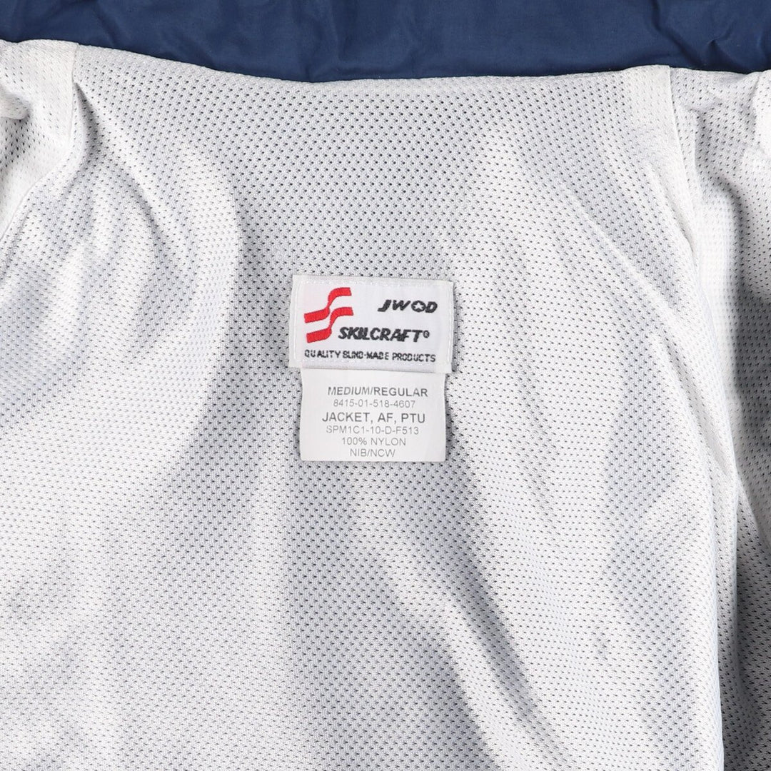 Genuine US military USAIR FORCE SKILCRAFT PTU training jacket, nylon jacket, made in USA, MEDIUM/REGULAR, equivalent to men's M /eaa515233