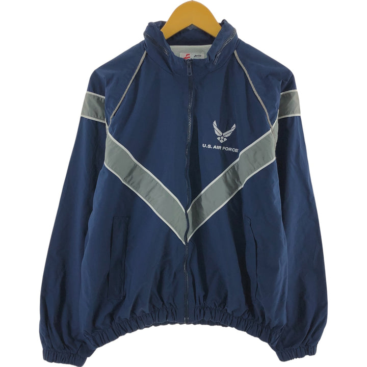 00'S US Military Genuine USAIR FORCE PTU Training Jacket Nylon Jacket Made in USA MEDIUM/SHORT Men's M equivalent /eaa515237