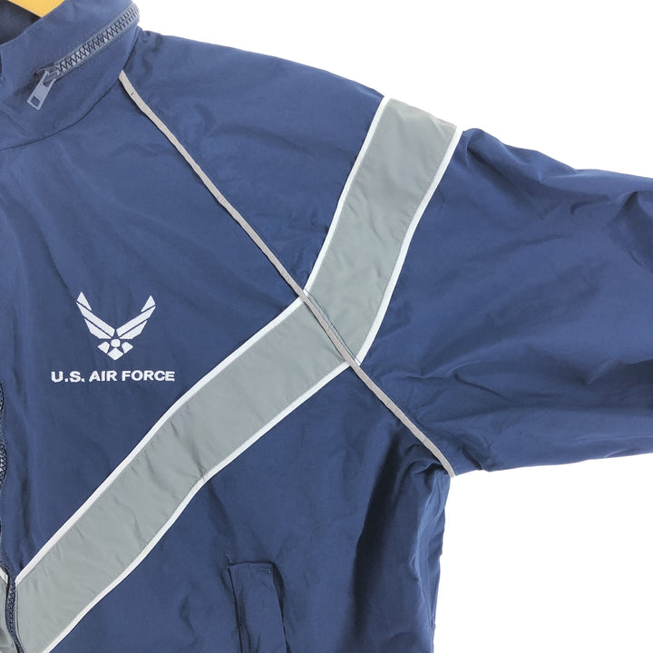 00'S US Military Genuine USAIR FORCE PTU Training Jacket Nylon Jacket Made in USA MEDIUM/SHORT Men's M equivalent /eaa515237