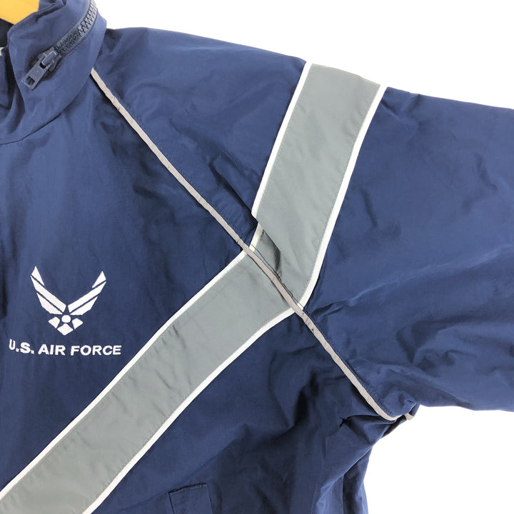 00'S US Military Genuine USAIR FORCE PTU Training Jacket Nylon Jacket Made in USA SMALL/SHORT Men's S equivalent /eaa515242