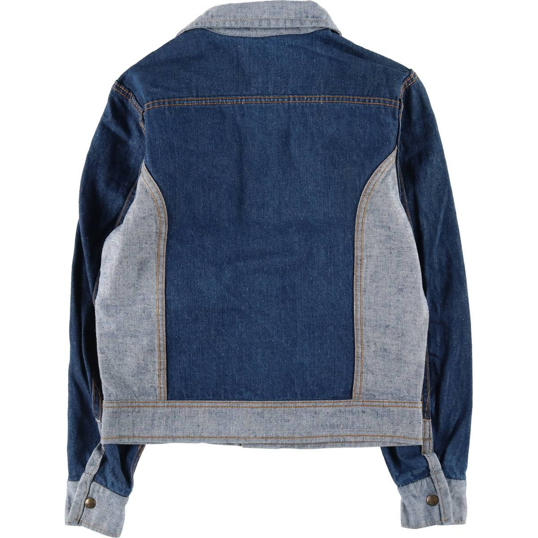 70'S Lee reversible denim jacket, denim jacket, made in USA, men's size S, vintage /eaa515249