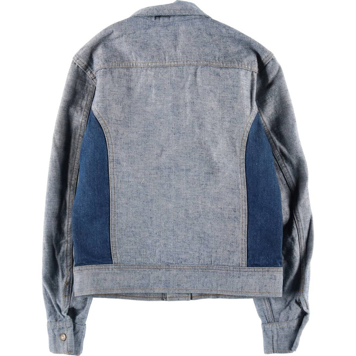 70'S Lee reversible denim jacket, denim jacket, made in USA, men's size S, vintage /eaa515249