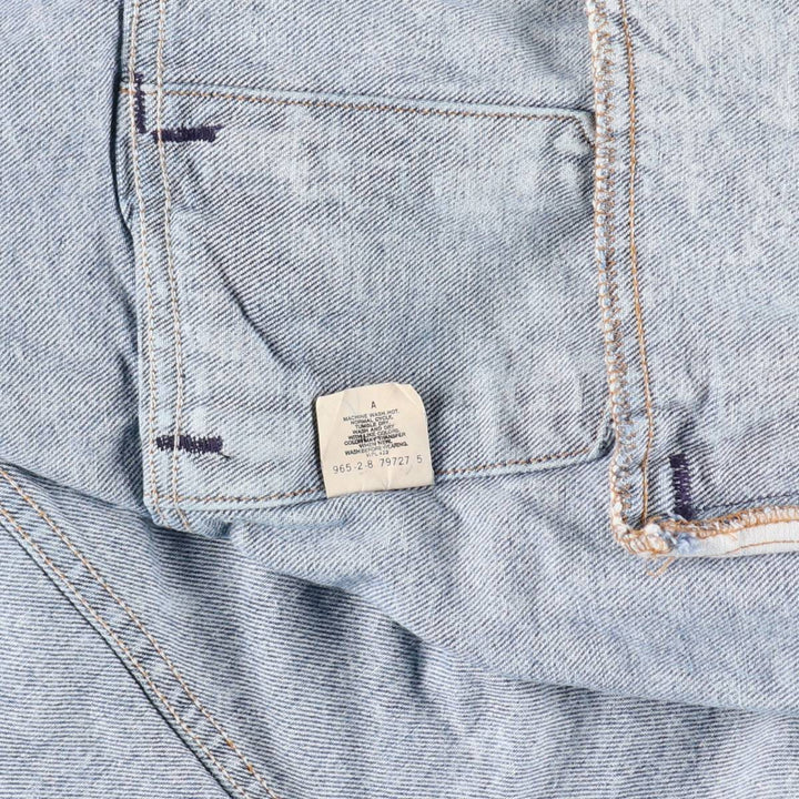 90'S Levi's 70507-0219 Chemical Wash Denim Jacket, G-Jean, Made in USA, Men's XL, Vintage /eaa515255