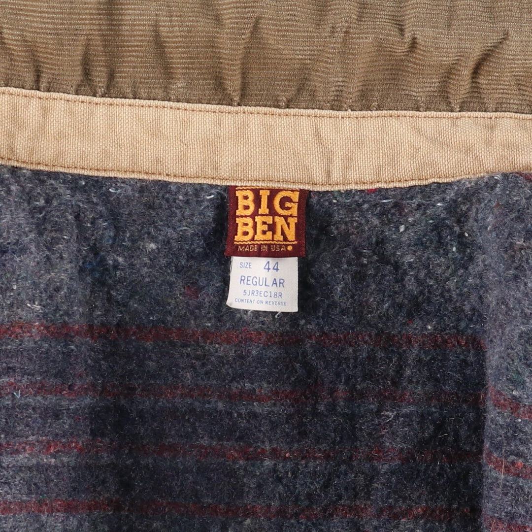 80'S Big Ben Michigan Chore Coat Type Duck Coverall Made in USA Men's XL Vintage /eaa515262