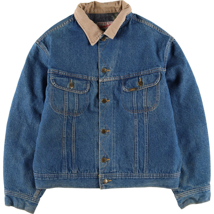 ~90'S Lee STORM RIDER denim jacket, G-jacket, men's size L, vintage /eaa515274