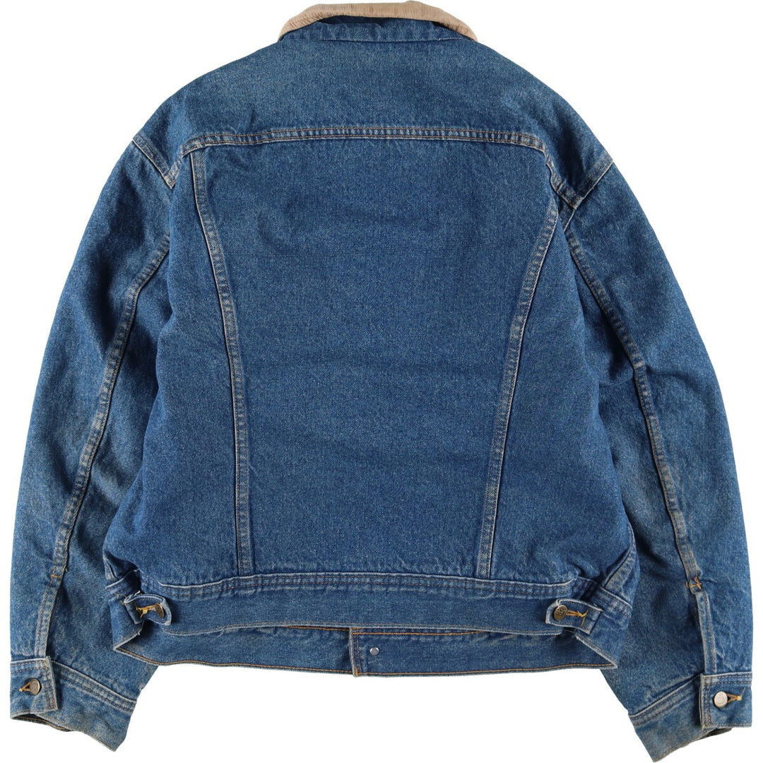 ~90'S Lee STORM RIDER denim jacket, G-jacket, men's size L, vintage /eaa515274