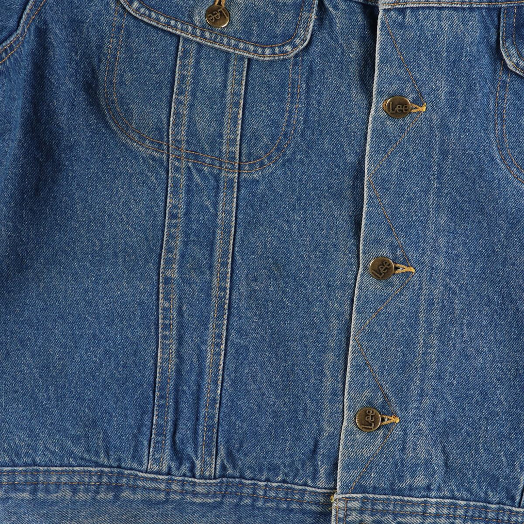 ~90'S Lee STORM RIDER denim jacket, G-jacket, men's size L, vintage /eaa515274