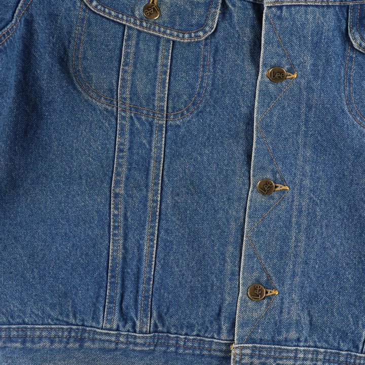 ~90'S Lee STORM RIDER denim jacket, G-jacket, men's size L, vintage /eaa515274