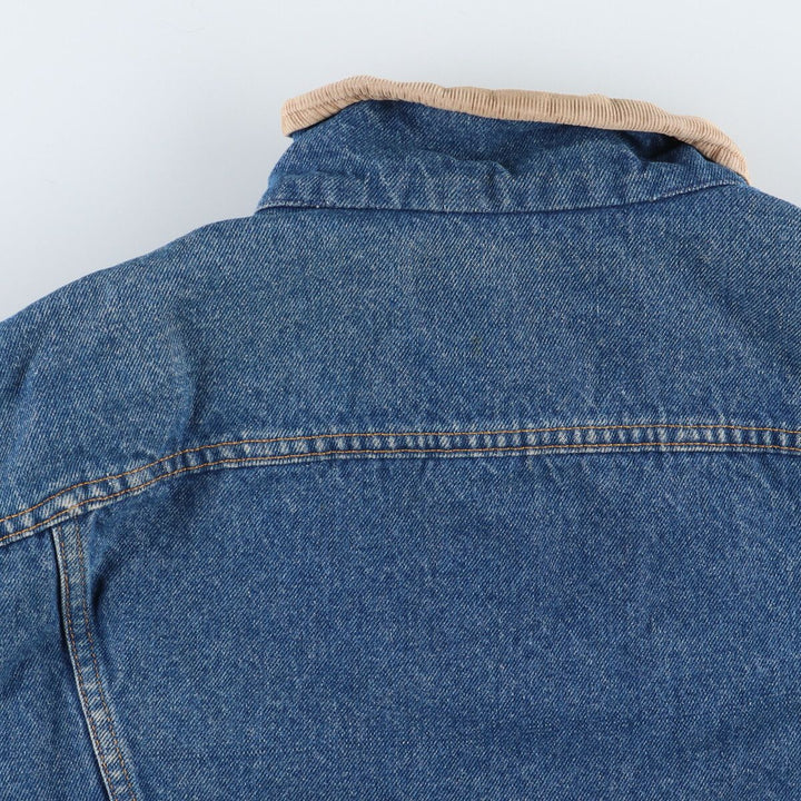 ~90'S Lee STORM RIDER denim jacket, G-jacket, men's size L, vintage /eaa515274