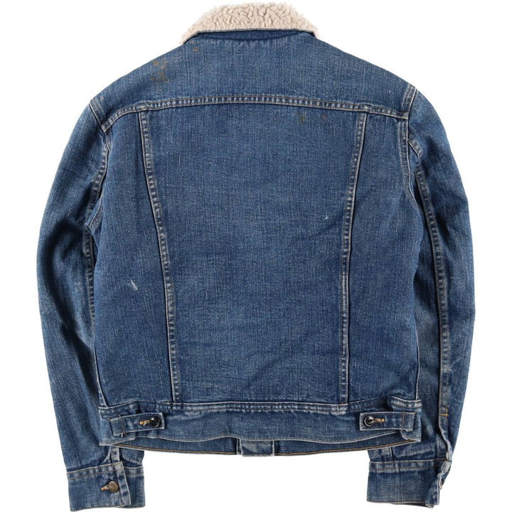 70s~80'S Lee STORM RIDER denim fleece jacket made in USA, men's size S, vintage /eaa515277