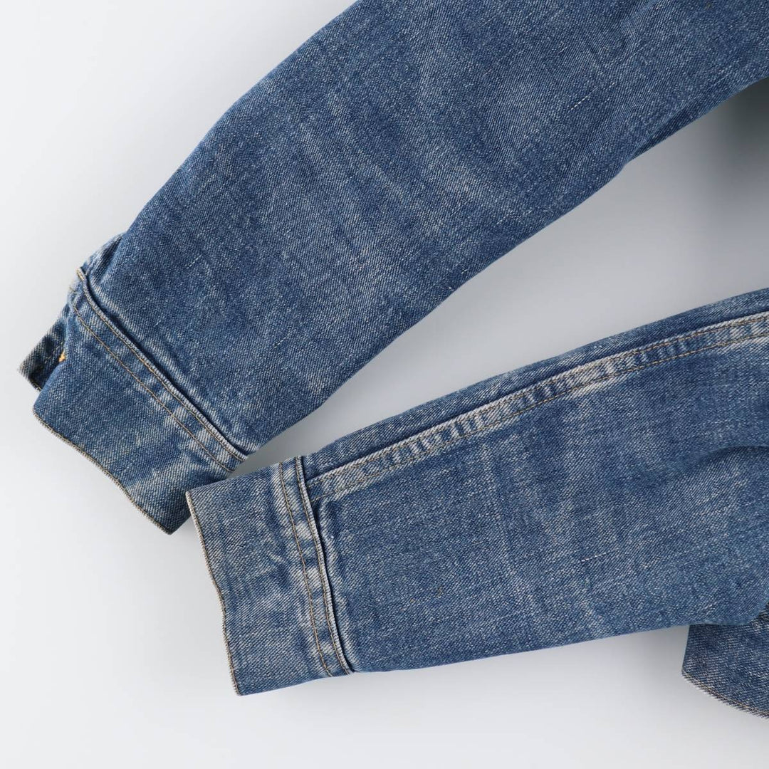 70s~80'S Lee STORM RIDER denim fleece jacket made in USA, men's size S, vintage /eaa515277