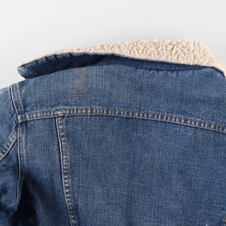 70s~80'S Lee STORM RIDER denim fleece jacket made in USA, men's size S, vintage /eaa515277