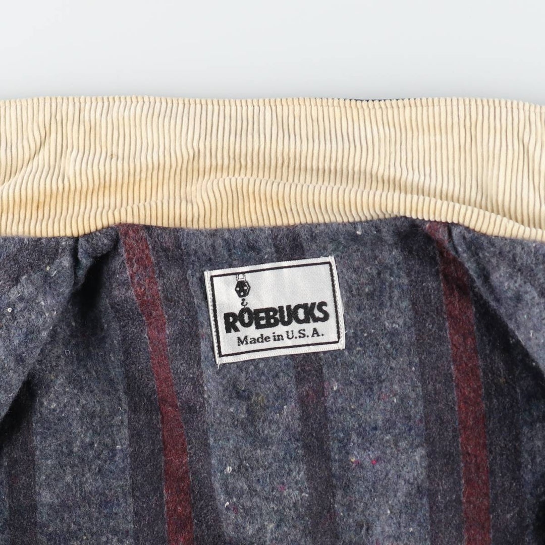 Vintage 80s-90'S Roebucks Bat-Dye Denim Coverall, Made in USA, Men's XL unclear blue type Vintage Second Hand