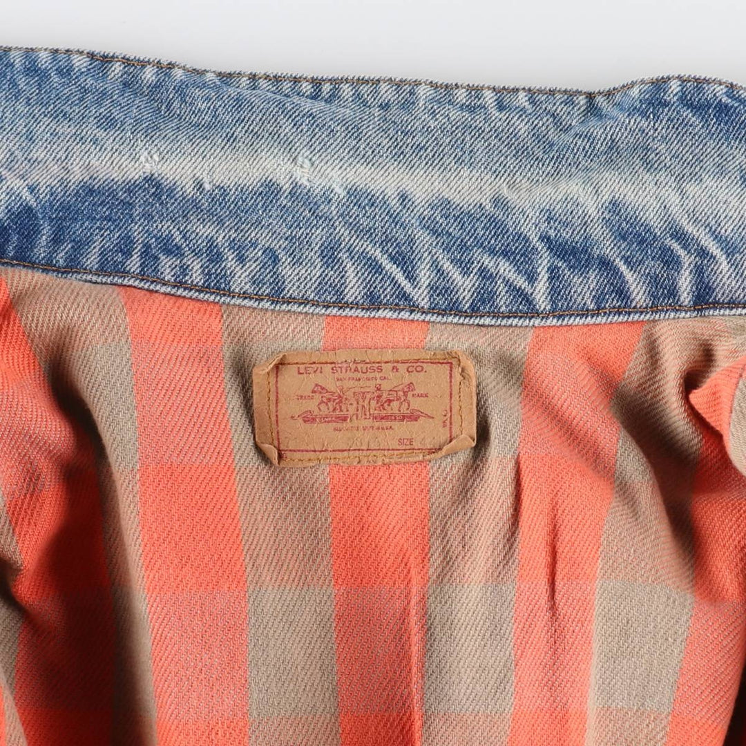 80'S Levi's 71411-0816 denim jacket, denim jacket, made in USA, men's size M, vintage /eaa515298