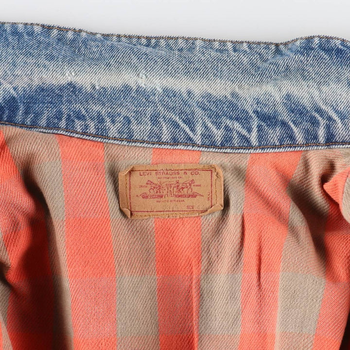 80'S Levi's 71411-0816 denim jacket, denim jacket, made in USA, men's size M, vintage /eaa515298