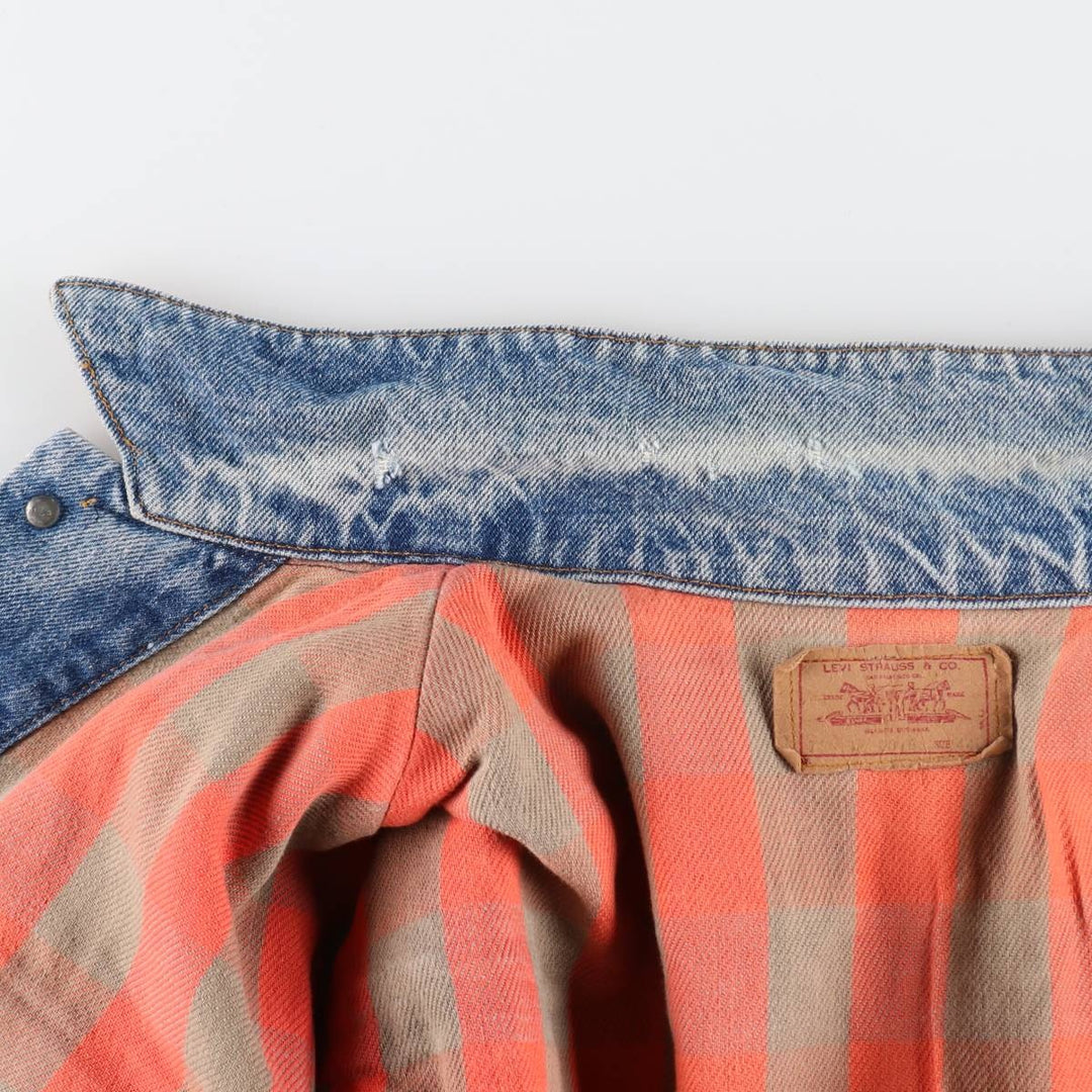 80'S Levi's 71411-0816 denim jacket, denim jacket, made in USA, men's size M, vintage /eaa515298
