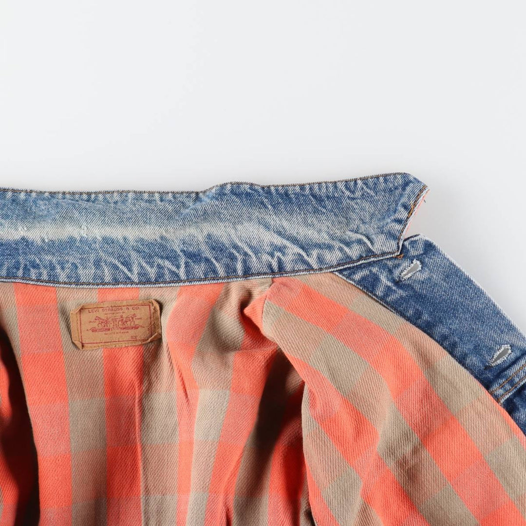 80'S Levi's 71411-0816 denim jacket, denim jacket, made in USA, men's size M, vintage /eaa515298
