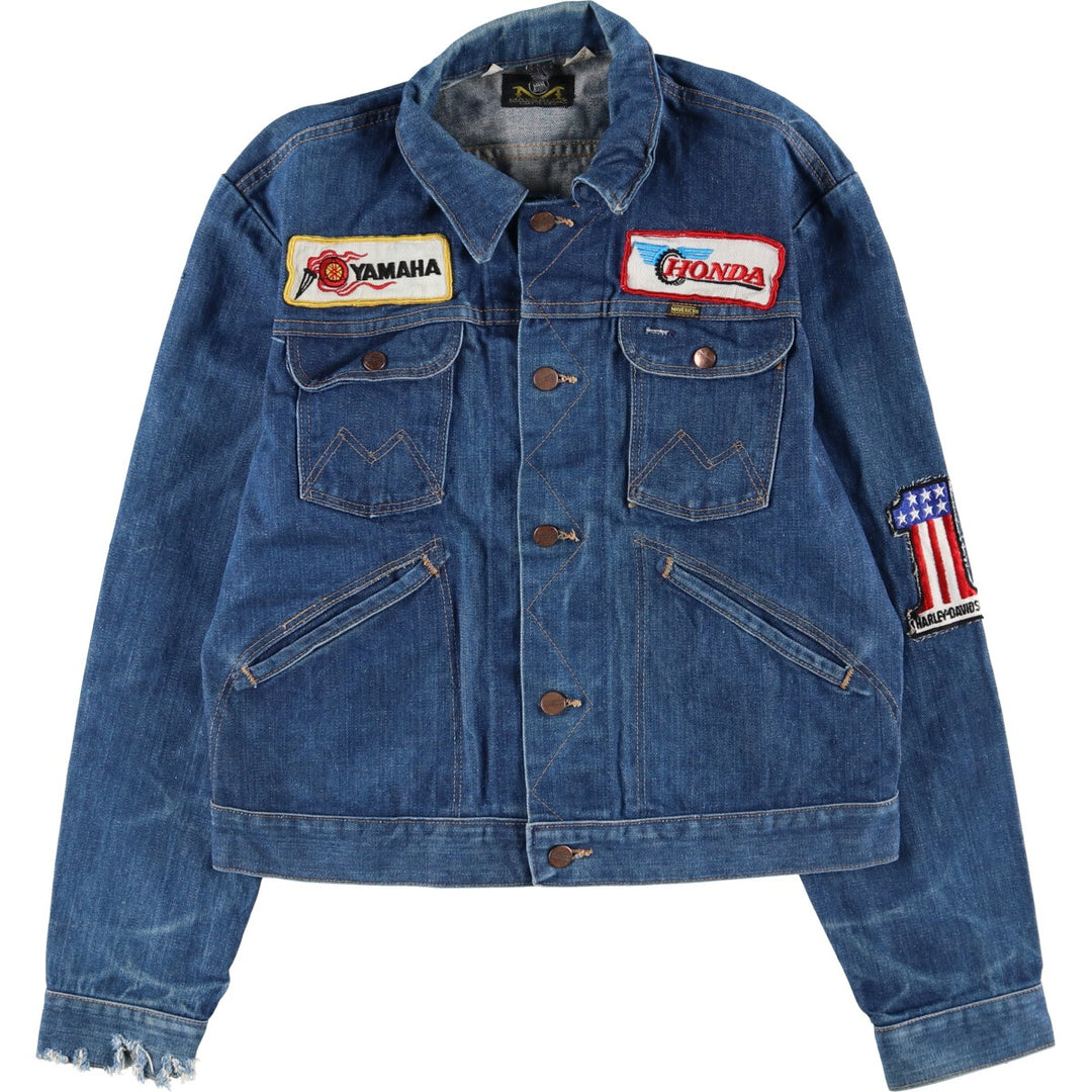 60s-70'S Maverick Blue Bell Honda Yamaha Denim Jacket G-Jean Made in USA Men's XS Vintage /eaa515323