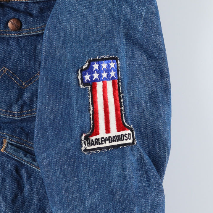 60s-70'S Maverick Blue Bell Honda Yamaha Denim Jacket G-Jean Made in USA Men's XS Vintage /eaa515323