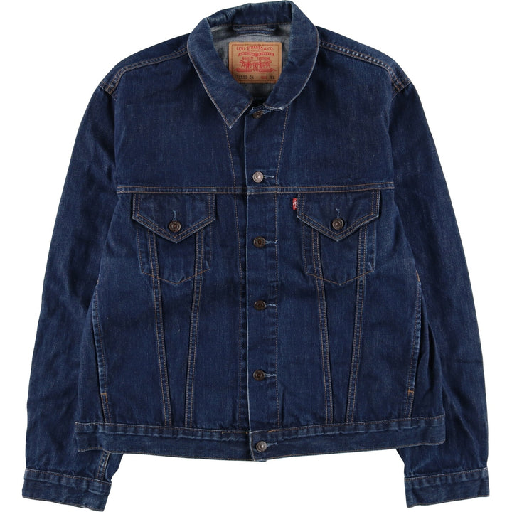 Dark blue 00'S Levi's 70550 04 Euro model denim jacket G-jacket Men's XL equivalent /eaa515333